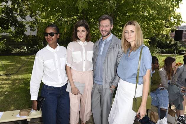Sara Nuru, Marie Nasemann, Jochen Schropp und Eva Padberg bei der Hien Le Fashion Show auf der Mercedes-Benz Fashion Week Berlin Spring Summer 2017. Berlin, 28.06.2016 Foto:xFredericx xFuturexImage