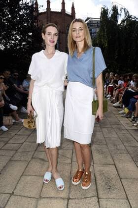 Julia Malik und Eva Padberg bei der Hien Le Fashion Show auf der Mercedes-Benz Fashion Week Berlin Spring Summer 2017. Berlin, 28.06.2016 Foto:xFredericx xFuturexImage