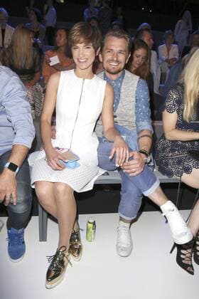 Isabell Horn mit Freund Jens bei der Ewa Herzog Fashion Show auf der Mercedes-Benz Fashion Week Berlin Spring Summer 2017. Berlin, 28.06.2016 Foto:xS.xGabschx xFuturexImage