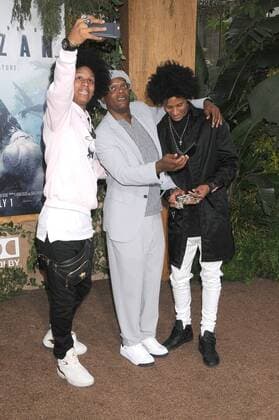 June 27, 2016 - Los Angeles, California, United States - June 27th 2016 - Los Angeles California USA - Actor LAURENT BOURGEOIS, Actor SAMUEL L JACKSON Actor LARRY BOURGEOIS at the Warner Bros Premiere: The Legend of Tarzan held at the TCL Theater Hollywood. Los Angeles United States - ZUMAf05_
