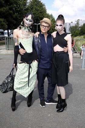 Rolf Scheider mit Begleitung bei der Thomas Hanisch Fashion Show auf der Mercedes-Benz Fashion Week Berlin Spring Summer 2017. Berlin, 28.06.2016 Foto:xS.xGabschx xFuturexImage