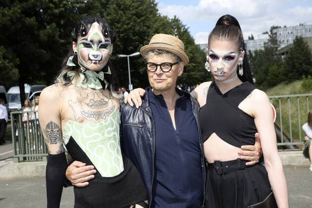 Rolf Scheider mit Begleitung bei der Thomas Hanisch Fashion Show auf der Mercedes-Benz Fashion Week Berlin Spring Summer 2017. Berlin, 28.06.2016 Foto:xS.xGabschx xFuturexImage