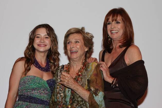 Jan 16, 2010 - Palm Springs, Florida, USA - OLESYA RULIN, CLORIS LEACHMAN and LINDA GRAY at the World Premiere of Expecting Mary during the Palm Springs International Film Festival. - ZUMAa07_