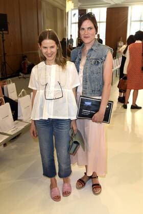 Aino Laberenz und Fritzi Haberlandt bei der Malaikaraiss Fashion Show auf der Mercedes-Benz Fashion Week Berlin Spring Summer 2017. Berlin, 28.06.2016 Foto:xFredericx xFuturexImage