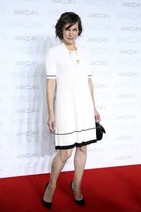 Berlin Fashion Week - Prominente bei Marc Cain Milla Jovovich bei der Marc Cain Fashion Show auf der Mercedes-Benz Fashion Week Berlin Spring Summer 2017. Berlin, 28.06.2016 Foto:xS.xGabschx xFuturexImage