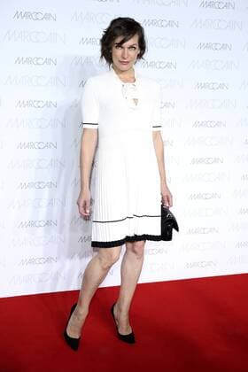 Milla Jovovich bei der Marc Cain Fashion Show auf der Mercedes-Benz Fashion Week Berlin Spring Summer 2017. Berlin, 28.06.2016 Foto:xS.xGabschx xFuturexImage