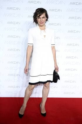 Milla Jovovich bei der Marc Cain Fashion Show auf der Mercedes-Benz Fashion Week Berlin Spring Summer 2017. Berlin, 28.06.2016 Foto:xS.xGabschx xFuturexImage