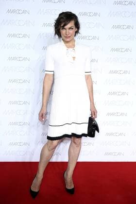 Milla Jovovich bei der Marc Cain Fashion Show auf der Mercedes-Benz Fashion Week Berlin Spring Summer 2017. Berlin, 28.06.2016 Foto:xS.xGabschx xFuturexImage