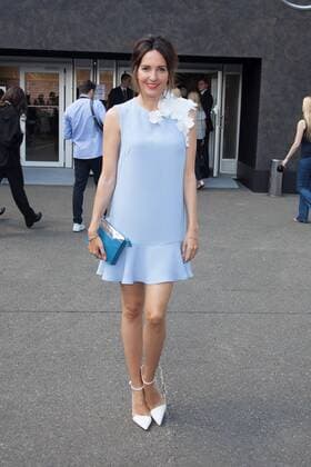 Johanna Klum - Ankunft zur Eva Herzog Fashion-Show im Rahmen der Mercedes-Benz Fashion Week Berlin Spring Summer 2017 im Erika-Hess-Eisstadion in Berlin am 28.06.2016. Mercedes-Benz Fashion Week Berlin Spring Summer 2017