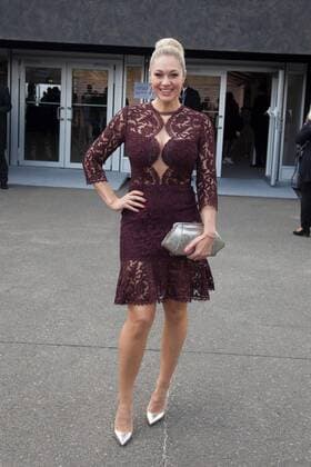 Ruth Moschner - Ankunft zur Eva Herzog Fashion-Show im Rahmen der Mercedes-Benz Fashion Week Berlin Spring Summer 2017 im Erika-Hess-Eisstadion in Berlin am 28.06.2016. Mercedes-Benz Fashion Week Berlin Spring Summer 2017
