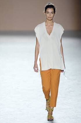 June 28, 2016 - Barcelona, Spain - A models wearing clothes from Sita Murt during the second day of 080 Barcelona Fashion Week on June 28, 2016 in Barcelona, Spain. Barcelona Spain  - ZUMAn230