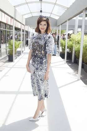 Marie Nasemann - Ankunft zur Steinrohner Fashion-Show im Rahmen der Mercedes-Benz Fashion Week Berlin Spring Summer 2017 im Erika-Hess-Eisstadion in Berlin am 28.06.2016. Mercedes-Benz Fashion Week Berlin Spring Summer 2017