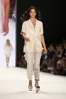 Berlin Fashion Week - Promis auf dem Laufsteg bei der Riani Modenschau Shermine Shahrivar bei der Riani Fashion Show auf der Mercedes-Benz Fashion Week Berlin Spring Summer 2017. Berlin, 28.06.2016 Foto:xS.xGabschx xFuturexImage