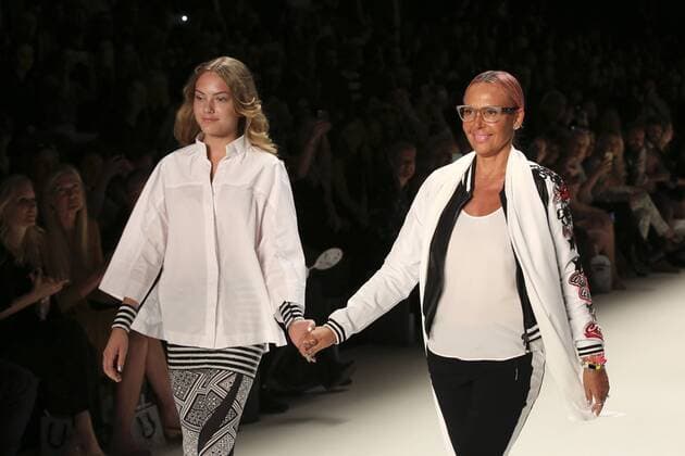 Berlin Fashion Week - Promis auf dem Laufsteg bei der Riani Modenschau Cheyenne Savannah Ochsenknecht mit Mutter Natascha Ochsenknecht bei der Riani Fashion Show auf der Mercedes-Benz Fashion Week Berlin Spring Summer 2017. Berlin, 28.06.2016 Foto:xS.xGabschx xFuturexImage