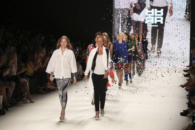 Berlin Fashion Week - Promis auf dem Laufsteg bei der Riani Modenschau Cheyenne Savannah Ochsenknecht mit Mutter Natascha Ochsenknecht und Models bei der Riani Fashion Show auf der Mercedes-Benz Fashion Week Berlin Spring Summer 2017. Berlin, 28.06.2016 Foto:xS.xGabschx xFuturexImage