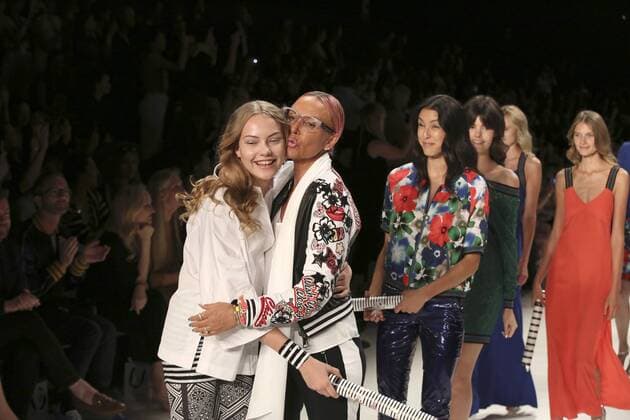 Berlin Fashion Week - Promis auf dem Laufsteg bei der Riani Modenschau Cheyenne Savannah Ochsenknecht, Natascha Ochsenknecht, Rebecca Mir und Models bei der Riani Fashion Show auf der Mercedes-Benz Fashion Week Berlin Spring Summer 2017. Berlin, 28.06.2016 Foto:xS.xGabschx xFuturexImage