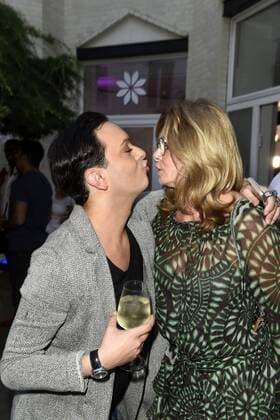 Julian F. M. Stoeckel und Maren Gilzer bei der Manou Lenz Aftershow Party auf der Mercedes-Benz Fashion Week Berlin Spring Summer 2017. Berlin, 28.06.2016 Foto:xFredericx xFuturexImage