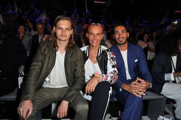 Wilson Gonzalez Ochsenknecht, Natascha Ochsenknecht und Umut Kekilli bei der Riani Modenschau im Rahmen der Mercedes-Benz Fashion Week Frühjahr Sommer 2017 am 28.06.2016 in Berlin MBFW Fashionweek in Berlin 2016- Riani Fashion Show 