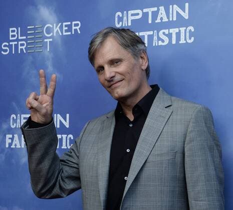 Captain Fantastic Premiere in Hollywood Cast member Viggo Mortensen attends the premiere of the motion picture drama Captain Fantastic at the Harmony Gold Theatre in the Hollywood section of Los Angeles on June 26, 2016. Storyline: In the forests of the Pacific Northwest, a father devoted to raising his six kids with a rigorous physical and intellectual education is forced to leave his paradise and enter the world, challenging his idea of what it means to be a parent.  LAP2016062819 JIMxRUYMEN