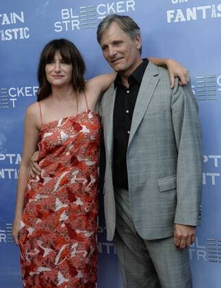 Captain Fantastic Premiere in Hollywood Cast members Kathryn Hahn (L) and Viggo Mortensen attend the premiere of the motion picture drama Captain Fantastic at the Harmony Gold Theatre in the Hollywood section of Los Angeles on June 26, 2016. Storyline: In the forests of the Pacific Northwest, a father devoted to raising his six kids with a rigorous physical and intellectual education is forced to leave his paradise and enter the world, challenging his idea of what it means to be a parent.  LAP2016062826 JIMxRUYMEN
