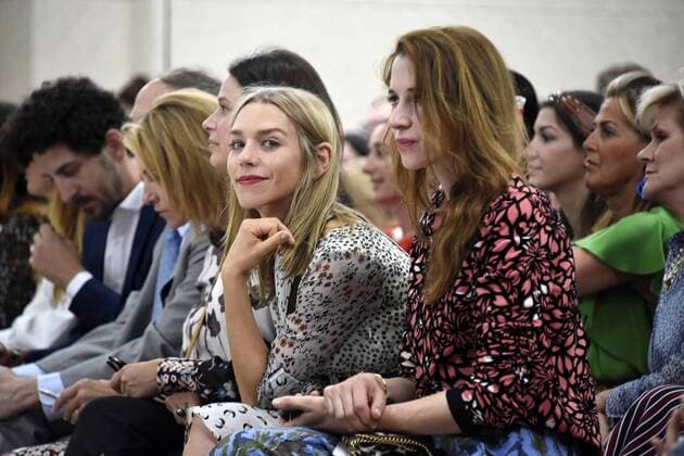 Julia Dietze und Julia Malik bei der Dorothee Schumacher Fashion Show auf der Mercedes-Benz Fashion Week Berlin Spring Summer 2017. Berlin, 29.06.2016 Foto:xFredericx xFuturexImage