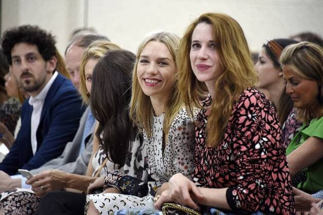 Julia Dietze und Julia Malik bei der Dorothee Schumacher Fashion Show auf der Mercedes-Benz Fashion Week Berlin Spring Summer 2017. Berlin, 29.06.2016 Foto:xFredericx xFuturexImage