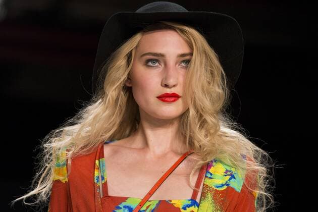 June 29, 2016 - Berlin, Germany - A model walks the runway at the Anja Gockel show during the Mercedes-Benz Fashion Week Berlin Spring Summer 2017 at Erika Hess Eisstadion in Berlin, Germany on June 29, 2016. Berlin Germany  - ZUMAn230