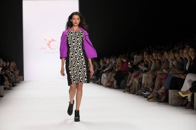 June 29, 2016 - Berlin, Germany - A model walks the runway at the Anja Gockel show during the Mercedes-Benz Fashion Week Berlin Spring Summer 2017 at Erika Hess Eisstadion in Berlin, Germany on June 29, 2016. Berlin Germany  - ZUMAn230