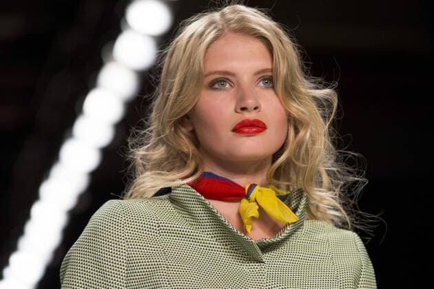 June 29, 2016 - Berlin, Germany - A model walks the runway at the Anja Gockel show during the Mercedes-Benz Fashion Week Berlin Spring Summer 2017 at Erika Hess Eisstadion in Berlin, Germany on June 29, 2016. Berlin Germany  - ZUMAn230