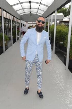 Tobias Bojko bei der Ankunft zur Anja Gockel Modenschau im Rahmen der Mercedes-Benz Fashion Week Frühjahr Sommer 2017 am 29.06.2016 in Berlin MBFW Fashionweek in Berlin 2016- Anja Gockel Fashion Show 