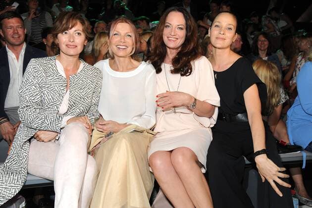 Carolina Vera, Ursula Karven, Natalia Wörner und Jeanette Hain bei der Minx by Eva Lutz Modenschau im Rahmen der Mercedes-Benz Fashion Week Frühjahr Sommer 2017 am 29.06.2016 in Berlin MBFW Fashionweek in Berlin 2016- Minx by Eva Lutz Fashion Show 
