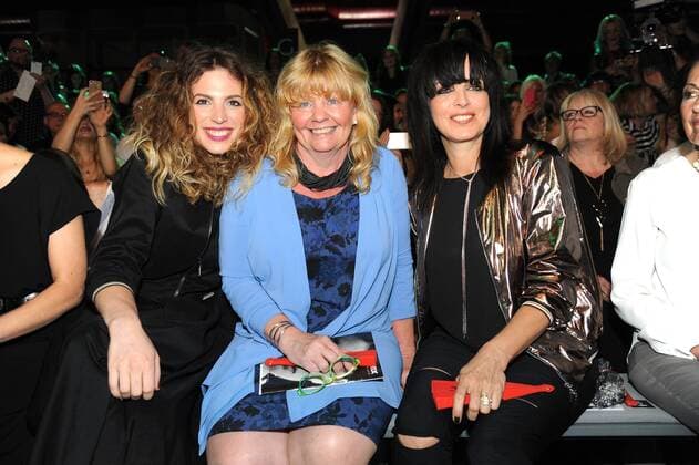 Nena und ihre Tochter Larissa Freitag mit Inger Nilsson bei der Minx by Eva Lutz Modenschau im Rahmen der Mercedes-Benz Fashion Week Frühjahr Sommer 2017 am 29.06.2016 in Berlin MBFW Fashionweek in Berlin 2016- Minx by Eva Lutz Fashion Show 