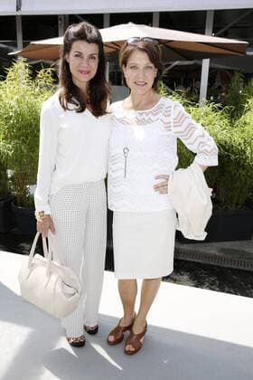 Nicola Tiggeler und Janina Hartwig bei der Minx by Eva Lutz Fashion Show auf der Mercedes-Benz Fashion Week Berlin Spring Summer 2017. Berlin, 29.06.2016 Foto:xS.xGabschx xFuturexImage