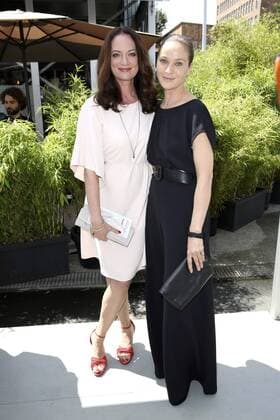 Natalia Wörner und Jeanette Hain bei der Minx by Eva Lutz Fashion Show auf der Mercedes-Benz Fashion Week Berlin Spring Summer 2017. Berlin, 29.06.2016 Foto:xS.xGabschx xFuturexImage