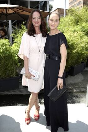 Natalia Wörner und Jeanette Hain bei der Minx by Eva Lutz Fashion Show auf der Mercedes-Benz Fashion Week Berlin Spring Summer 2017. Berlin, 29.06.2016 Foto:xS.xGabschx xFuturexImage