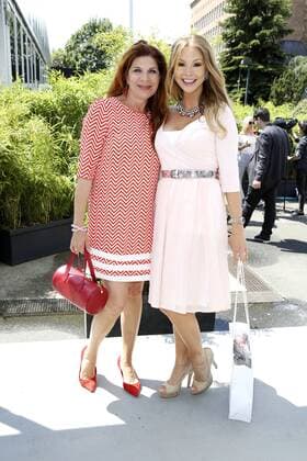 Claudia Wenzel und Jana Julie Kilka bei der Minx by Eva Lutz Fashion Show auf der Mercedes-Benz Fashion Week Berlin Spring Summer 2017. Berlin, 29.06.2016 Foto:xS.xGabschx xFuturexImage