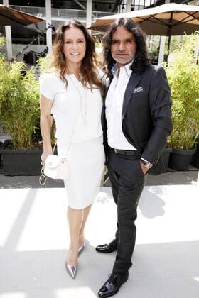 Christine Neubauer mit Freund Jose Campos bei der Minx by Eva Lutz Fashion Show auf der Mercedes-Benz Fashion Week Berlin Spring Summer 2017. Berlin, 29.06.2016 Foto:xS.xGabschx xFuturexImage