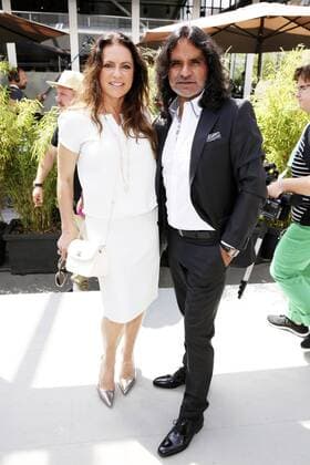 Christine Neubauer mit Freund Jose Campos bei der Minx by Eva Lutz Fashion Show auf der Mercedes-Benz Fashion Week Berlin Spring Summer 2017. Berlin, 29.06.2016 Foto:xS.xGabschx xFuturexImage