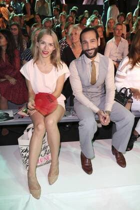 Julia Dietze und Massimo Sinato bei der Minx by Eva Lutz Fashion Show auf der Mercedes-Benz Fashion Week Berlin Spring Summer 2017. Berlin, 29.06.2016 Foto:xS.xGabschx xFuturexImage