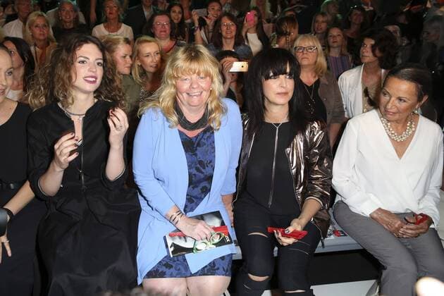 Larissa Kerner, Inger Nilsson und Nena bei der Minx by Eva Lutz Fashion Show auf der Mercedes-Benz Fashion Week Berlin Spring Summer 2017. Berlin, 29.06.2016 Foto:xS.xGabschx xFuturexImage