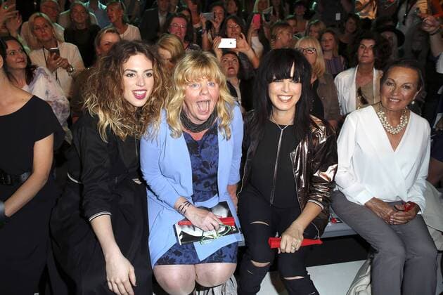 Larissa Kerner, Inger Nilsson und Nena bei der Minx by Eva Lutz Fashion Show auf der Mercedes-Benz Fashion Week Berlin Spring Summer 2017. Berlin, 29.06.2016 Foto:xS.xGabschx xFuturexImage