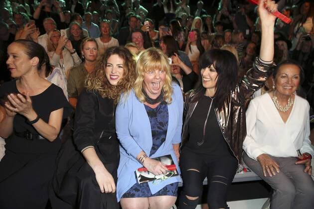 Larissa Kerner, Inger Nilsson und Nena bei der Minx by Eva Lutz Fashion Show auf der Mercedes-Benz Fashion Week Berlin Spring Summer 2017. Berlin, 29.06.2016 Foto:xS.xGabschx xFuturexImage