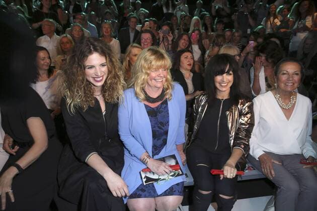 Larissa Kerner, Inger Nilsson und Nena bei der Minx by Eva Lutz Fashion Show auf der Mercedes-Benz Fashion Week Berlin Spring Summer 2017. Berlin, 29.06.2016 Foto:xS.xGabschx xFuturexImage
