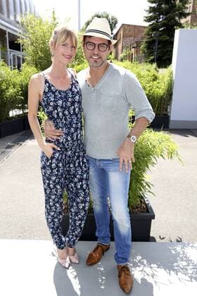 Tobey Wilson mit Freundin Sabrina Gehrmann bei der Minx by Eva Lutz Fashion Show auf der Mercedes-Benz Fashion Week Berlin Spring Summer 2017. Berlin, 29.06.2016 Foto:xS.xGabschx xFuturexImage