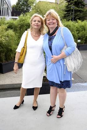 Sabine Postel und Inger Nilsson bei der Minx by Eva Lutz Fashion Show auf der Mercedes-Benz Fashion Week Berlin Spring Summer 2017. Berlin, 29.06.2016 Foto:xS.xGabschx xFuturexImage