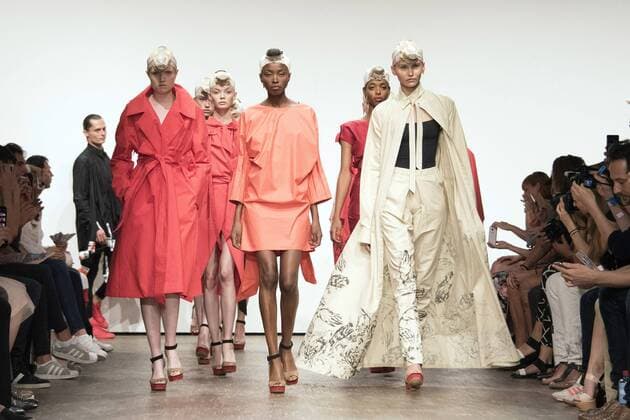 Models bei der I VR Isabel Vollrath Fashion Show auf der Mercedes-Benz Fashion Week Berlin Spring Summer 2017. Berlin, 29.06.2016 Foto:xFredericx xFuturexImage