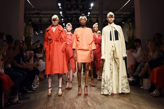 Models bei der I VR Isabel Vollrath Fashion Show auf der Mercedes-Benz Fashion Week Berlin Spring Summer 2017. Berlin, 29.06.2016 Foto:xFredericx xFuturexImage