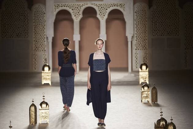 Models present creations from the Spring-Summer 2017 collection by label Escorpion during the 080 Barcelona Fashion, in Barcelona, Spain, 29 June 2016. The fashion event runs from 27 June to 01 July. Escorpion - Runway - 080 Barcelona Fashion S S 2017 !ACHTUNG: NUR REDAKTIONELLE NUTZUNG!  20160629-636028201590907376