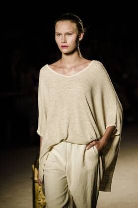 June 29, 2016 - Barcelona, Catalonia, Spain - A model walks the runway presenting the new Odalisques collection by fashion label Escorpion at the 080 Barcelona Fashion 2016 summer edition. Barcelona Spain - ZUMAo105