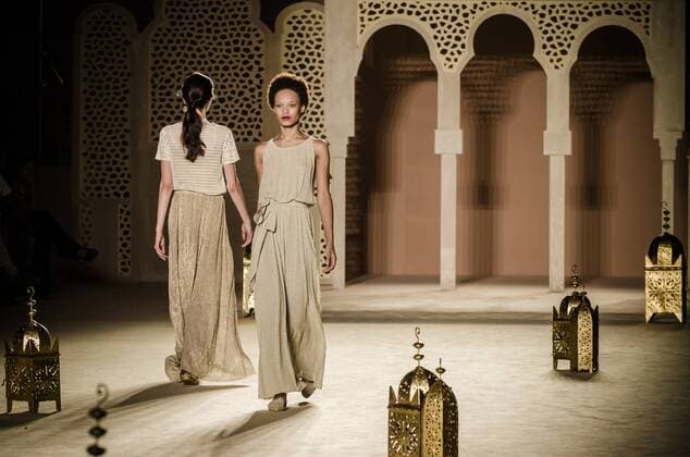 June 29, 2016 - Barcelona, Catalonia, Spain - A model walks the runway presenting the new Odalisques collection by fashion label Escorpion at the 080 Barcelona Fashion 2016 summer edition. Barcelona Spain - ZUMAo105